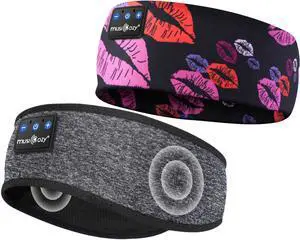 MUSICOZY Sleep Headphones, Bluetooth 5.4 Headband Headphones Wireless Earbuds Earphones with HD Stereo Speakers for Running Workout Jogging Yoga Gift