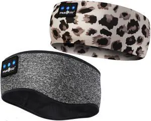 MUSICOZY Sleep Headphones, Bluetooth 5.2 Headband Headphones Wireless Earbuds Earphones with HD Stereo Speakers for Running Workout Jogging Yoga Gift