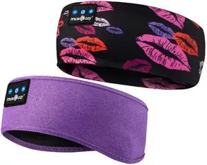 MUSICOZY Sleep Headphones, Bluetooth 5.2 Headband Headphones Wireless Earbuds Earphones with HD Stereo Speakers for Running Workout Jogging Yoga Gift