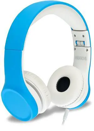 Nenos Children Headphones Kids Headset Children's Headphones Over Ear Headphones Kids Headphones Computer Volume Limited Headphones Foldable (Blue)