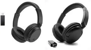 Wireless Bluetooth TV Headset HiFi Stereo Over Ear Lightweight and Comfortable for Elderly