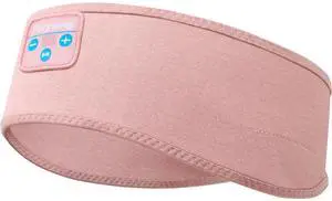 Sleep Headphones - Headband Headphones - Bluetooth Headband Sleeping Headphones for Side Sleeper, Elastic Music Headphone Band Cozy ASMR Wireless Eye Mask Tech Gadgets Gifts for Women Men