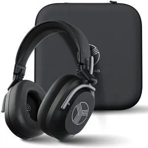 TREBLAB U5 - Hybrid Active Noise Cancelling Headphones Over-Ear Bluetooth 5.3, 55H Battery, Deep Bass, Multipoint, IPX4, Foldable, Mic for Calls, Wireless Headphones Foldable for Travel, Gym, Work