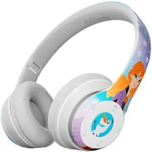 Disney Frozen Bluetooth Headphones - Over The Ear Bluetooth Wireless Headset with Built-in Mic and Up to 15 Hrs Playtime - Disney Frozen Gifts for Women Men All Fans of Olaf, Anna and Elsa Gifts