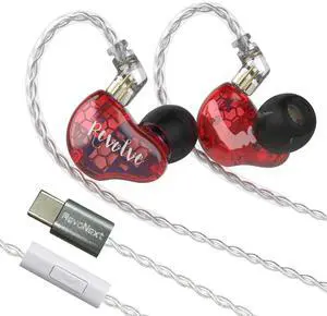 HiFi Ear Headphones (RH216 Red)