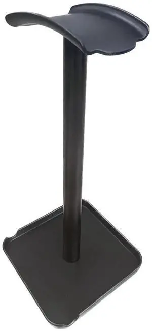 Riwbox Headphone Holder kidss Headphones Holder Game Headset Holder Aluminum Support bar Flexible headrest Non-Slip Multifunctional Headset Holder Suitable for All Headphones (Black)