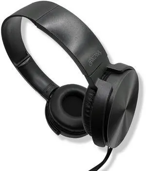 SANTANA BY CARLOS SANTANA Besos and Havana Headphones- Wired Studio Headphones with Adjustable Headband, Built-in Controls, Ultra-Plush Polymer Foam Ear Cups for Music, Movies & Calls (Black)
