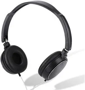 SALALIS Wired Headphones Over Ear, Lightweight Corded Headphones Stereo HiFi Music Headphone Foldable Headphones Compact Wired Headset Headphones with Adjustable Headband
