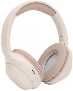 Bluetooth Headphones Over Ear, V5.3 Long Playtime Deep Bass Stereo Rechargeable Foldable Cordless Headset with 3.5mm Port, Supports A2DP, AVRCP, HSP, Protocols (Khaki)