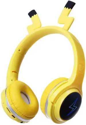 YLFASHION Wireless Kids Headphones with 7-Color LED Lights, 85dB Safe Volume & 40H Playtime - Ultra-Soft Over-Ear for School Travel