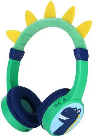JBUNION Kids Bluetooth Headphones, with 85dB Volume Limited Adjustable Headphone, Wireless Bluetooth Headphones, Aux 3.5mm Cable Included for Boys Girls Study, School, Kids Headset for ipad/Tablet