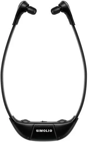 SIMOLIO Replacement Headset for Infrared Wireless TV Headphones, Wireless Headphones for Infrared Under Chin Series