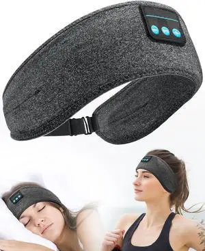 SUNXRDX Sleep Headphones, Headband Headphones for Side Sleeper, Soft Elastic Comfortable Sleep Headband, Birthday Gifts Christmas Stocking Stuffers for Men Women Father Husband Wife
