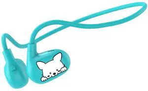 2B2C Kids Headphones, LK15 Open Ear Bluetooth Headphones with Air Conduction, Ultra-Light, 85dB Volume Limiting Wireless Headphone for Children Teens Boys Girls (Blue)