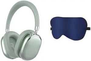 T-fun NC95 Hybrid Active Noise Cancelling Headphones with Silk Sleep Mask, Over Ear Headphones Wireless Bluetooth 5.3, Built-in Mic, 65H Playtime, App Control, Hi-Res Audio, Comfort Fit, Clear Calls