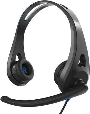 ThinkWrite Technologies / TWT Audio Ergo, TW130 | Premium On-Ear Wired Headset with Noise Reducing Microphone (USB-C Connection), Black
