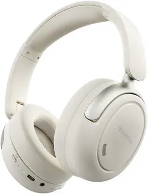 TOIPINIO Upgraded Hybrid Active Noise Cancelling Headphones, Bluetooth Headphones with a Microphone, Featuring Transparency Mode, Environmental Noise Cancellation,Quick Charge 40H Playtime