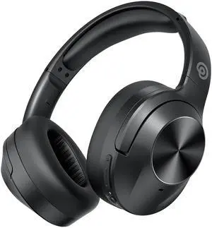 Upgrade Pro-level Hybrid Active Noise Cancelling Headphones with HD Sound, Wireless Bluetooth Headphones Over The Ear Unequaled Comfort, Vivid Deep Bass, for Home Office Travel Birthday Gift, Black