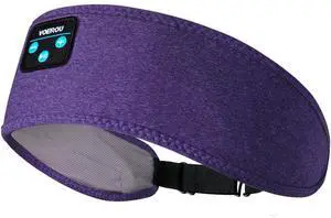 Voerou Sleep Headphones Sleeping Headphones, Wireless Bluetooth Sports Headband Earbuds Sleep Mask, Tech Gadget for Men Women, Perfects for Sleep Workout Running Yoga Travel Meditation Accessories