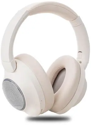 XuanGui 5-in-1 Bluetooth Headphones with Speaker/FM Radio and Support Micro SD/TF Card,Wireless and Wired 3.5mm Jack Gaming Heaphone Over Ear with Mic for iPhone Ipad PC Computer Laptop(White)