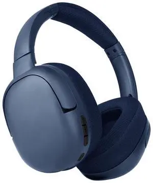 XuanGui Speaker Bluetooth 2-in-1 Wireless Headphones, Over Ear Stereo Headphones with Mic, 45H Playtime, FM, SD/TF Slot, Comfortable Fit for Home Travel, Blue