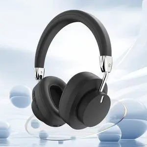 YGVCDRY B40 Wireless Bluetooth 5.3 Over-Ear Headphones, 8H Playtime ANC Noise Cancelling Headphones, Foldable, Ergonomic, HD Microphone, for Mobile/PC/Game Console