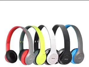 Wireless Headphone with Noise Reduction in Blue Color