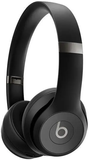 Beats Solo 4 - Wireless Bluetooth On-Ear Headphones, Apple & Android Compatible, Up to 50 Hours of Battery Life - Matte Black