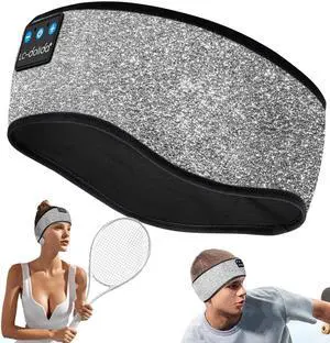 LC-dolida Headband Headphones Bluetooth 5.4 Headband, Sleep Headphones with Ultra-Thin HD Stereo Speaker, Sleep Headband Earphones Wireless for Workout Yoga Insomnia Running Meditation Gifts
