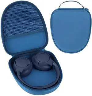 RIYADAone Hard Case for JBL Tune 710BT 720BT 510BT 660NC 700BT 570BT 760NC 750BTNC 660BTNC 560BT 520BT 670BT T770NC JBL Live 650BTNC 400BT 500BT 460NC Headphones (Blue Case)