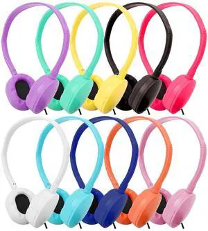 ZXQZYM Kids Headphones Bulk for School Classroom Wholesale Earphones Class Set for Students Teens Children and Adult (15 Pack Mixed Color)