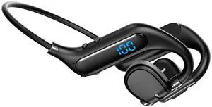 Yenwot Bone Conduction Headphones Bluetooth Open Ear Earphones Wireless On Ear Headphones Up to 38 Hours Playtime Sport Wireless Headset for Running,Cycling, Hiking, Driving