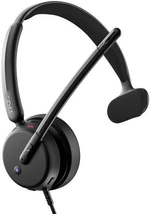 EPOS Impact 430T Mono USB C and USB A On-Ear Headset with Dual Noise-Canceling Mics, Microsoft Teams Certified, Plug-and-Play, Zoom Compatible, Ideal for Home Office & Business Calls