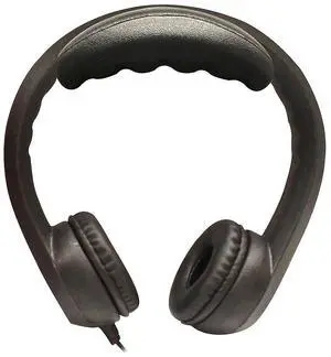 Hamilton Buhl Kids-BLK Wired Headphones, Black, 2.35x6.75x6.85