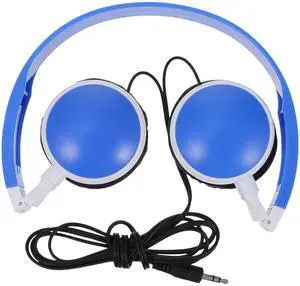 Hemobllo Wired Headphones - On Ear Headphones Stereo Headphones 3.5mm Jack Headset Lightweight Earphones Wired Portable Foldable Headphones for Phone Laptop Computer