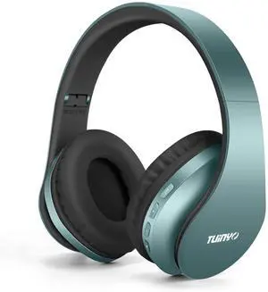 TUINYO Wireless Headphones Over Ear, Bluetooth with Mic & Foldable Stereo Headset for Immersive Sound