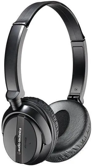 Audio-Technica ATH-ANC20 QuietPoint Active Noise-Cancelling On-Ear Headphones