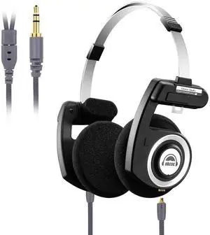 okcsc Classic On-Ear Headphones, Retro Style,MMCX Wired Plug,Ultra Lightweight Retro Headsts/Bullt-in Mic/40mm Class Composite Film,for Listen Music/Sports/Fashionable Wear/Birthday Gifts,MMCX/Black