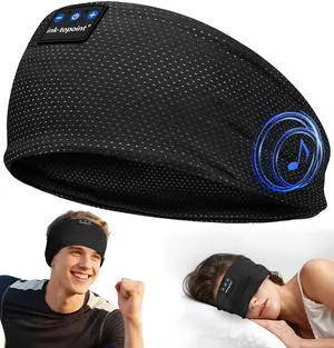 ink-topoint Sleep Headphones Headband Bluetooth 5.4, Sports Wireless Earphones Sleeping Headphones with Ultra-Thin HD Stereo Speaker for Sleeping Gift Workout Running Jogging Yoga