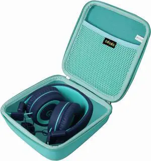 Adada Hard Travel Case for noot Products K11/ Elecder i37 Kids Headphones (Only Case) (Teal)