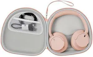 PAIYULE Case Compatible with Sony WH-CH720N WH-CH520 WH-1000XM4 Noise Canceling Wireless Headphones Bluetooth Over The Ear Headset, Carrying Storage for JBL Tune 720BT 510BT (Box Only) (Rose Gold)