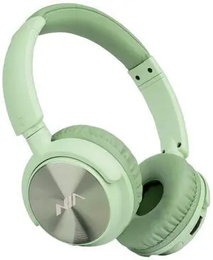 XuanGui Wireless On Ear Headphones, HiFi Stereo Lightweight Adjustable Wireless Headphones, 12 Hours of Listening Time, Built-in HD Microphone, FM, SD/TF for Home Travel Q10, Green