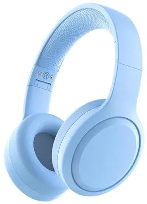 YOYOTUNE Kids Bluetooth Headphones,Portable Wireless Headphones for Kids,Bluetooth 5.1,Bluetooth Headphones with Mic,Stereo Sound,Foldable Over-Ear Headphones for Kids/School/iPad/Tablet (Blue)