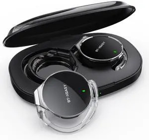 BEVCEFCC Open Ear Headphones Wireless 52hrs Bluetooth 5.4 Over Ear Hooks Headphones Earbuds with Microphone Ear Clip Headphones Simultaneously Connect 2 Devices Clip on Earphones