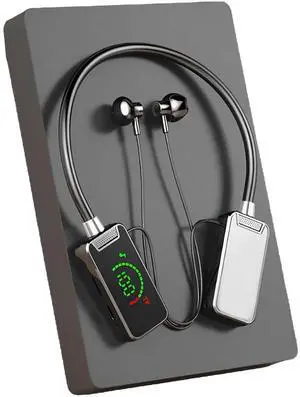 Wireless Sound Card Live Streaming Earphones, Wireless Sound Card Live Broadcasting and Audio Editing Earphones, Noise Cancelling Bluetooth Headphones with Display for Singing Live Streaming
