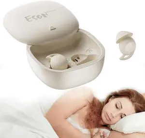 esonstyle Invisible Sleep Headphones, Sleep Earbuds for Side Sleepers, Mini Bluetooth Sleep Headphone Comfortable Noise Blocking, IPX6 Waterproof Bluetooth 5.4 Earbuds for Sleeping, Workout