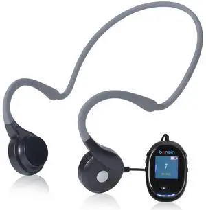 Advanced Bone Conduction Hearing Headset, 7 Frequency Modes, Open-Ear Design, 10-Hour Playtime with 2-Hour Charge, Lightweight & Comfortable for All-Day Wear