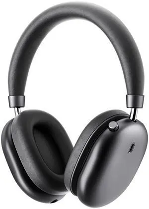 iKF Nano Wireless Bluetooth Headphones with Adaptive Active Noise Cancellation (ANC), LDAC Hi-Res Audio, 40mm Silk Drivers, 150H, 5-Mic ENC, Wired Headset for Travel, Home Office (Dark Gray)