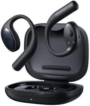 1MORE S51 Open Ear Headphones - Lightweight Secure Fit, Open Ear Earbuds Wireless Bluetooth, 40H Playtime, Bass More+, IPX5 Waterproof, Clear Calls, Game Mode