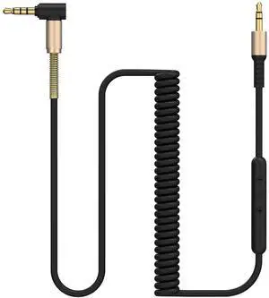 Gneinour Major 3 Cable with Microphone Compatible with Marshall Major II, Major III, Major IV, Major V, Monitor II Active Noise Canceling Headphone, 5-7.5ft